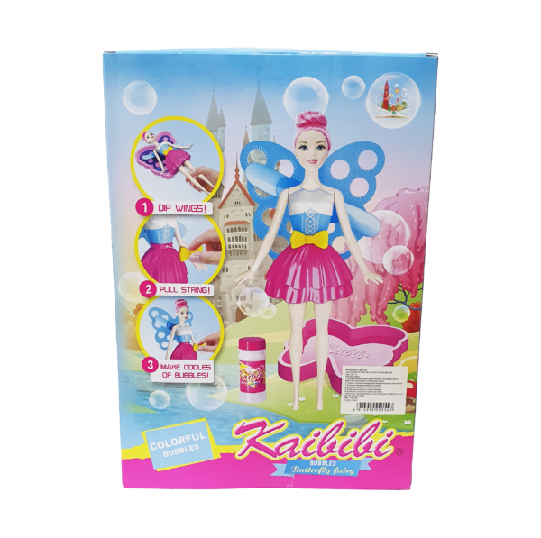 Muñeca Hada Princesa Burbujas Barbie Jug - Imagen 4