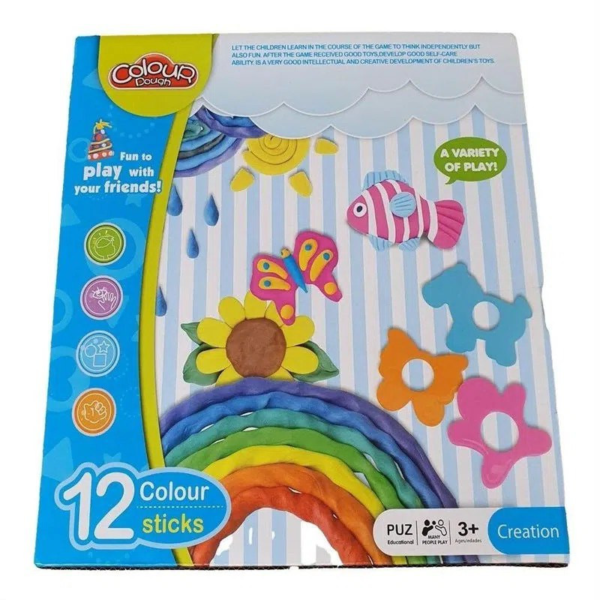 Set x 12 Plastilina Colour Dough - Imagen 3