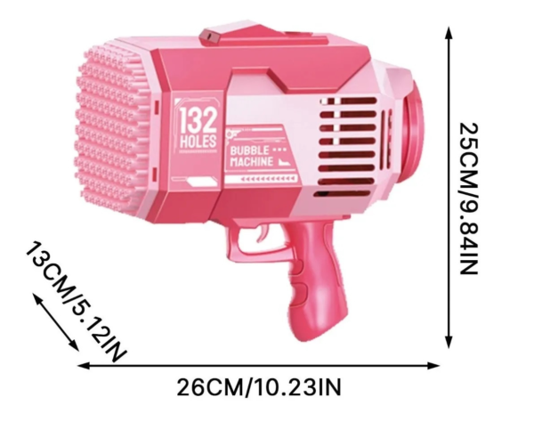 Pistola De Burbujas Eléctrica 132agujero - Imagen 2